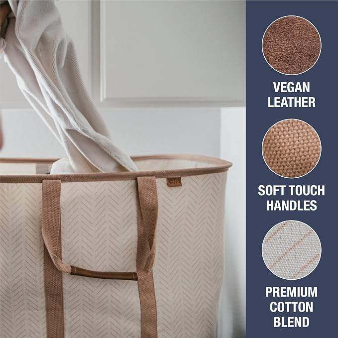 CleverMade Collapsible Laundry Tote - Image 4