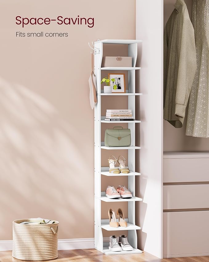 VASAGLE 9-Tier Vertical Shoe Rack, Narrow Shoe Storage Organizer - Image 4