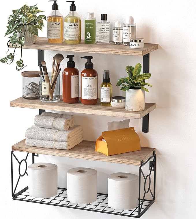 Amada Bathroom Shelves Over Toilet by AMADAHOMEFURNISHING