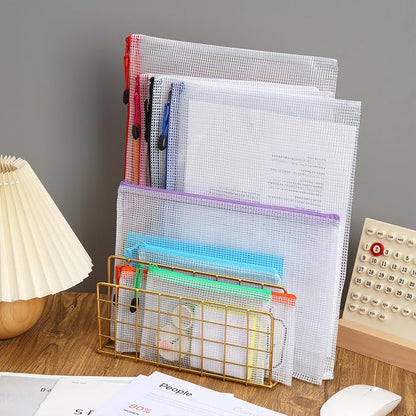 EOOUT 30pcs Mesh Zipper Pouch Bags, 8 Sizes Plastic Bags, 8 Colors Zipper - Image 6