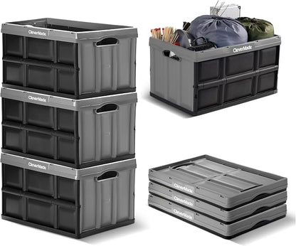 CleverMade Collapsible Storage Bins, 3 Pack, Ocean | Extra-large bins support - Image 10
