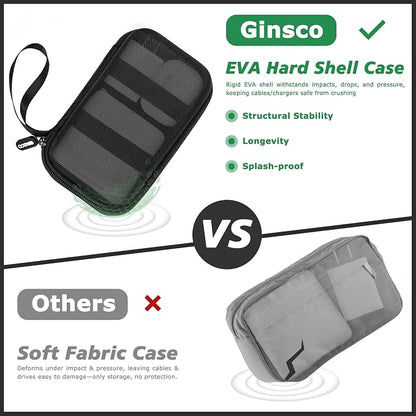 Ginsco Hard Shell Protection Case Electronic Accessories Organizer Pouch - Image 2