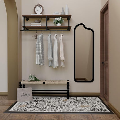 Clothes Rack 48in, Wall Mounted Garment Rack - Image 5