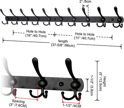 Dseap Coat Rack Wall Mount - Image 2