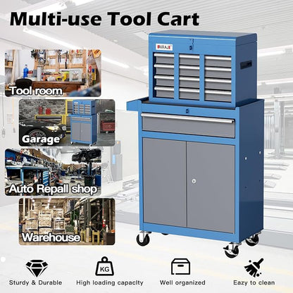 AIRAJ 7-Drawer Tool Chest with Wheels | 40'' H Rolling Tool Chest | Detachable - Image 6