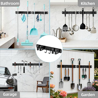 Broom Holder Wall Mount, Broom Hanger - Image 7