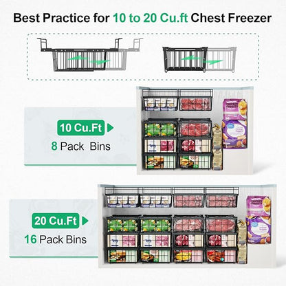 iSPECLE Deep Freezer Organizer Bins - Image 6