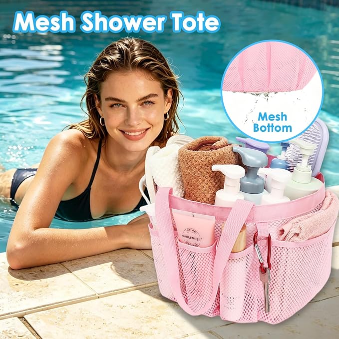 Fammart Mesh Shower Caddy Portable - Image 3