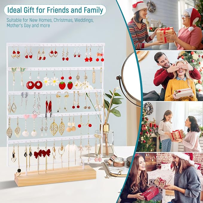 Earring Holder Organizer, Ear Jewelry Tree Organizer - Image 7