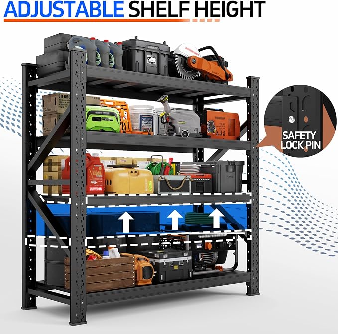 60" W Garage Shelving Heavy Duty - Image 4
