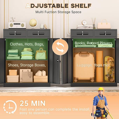 INTERGREAT Metal Garage Storage Cabinets - Image 4