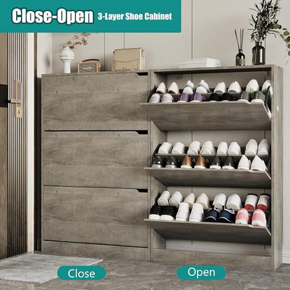 Xixini Shoe Storage Cabinet for Entryway - Image 3