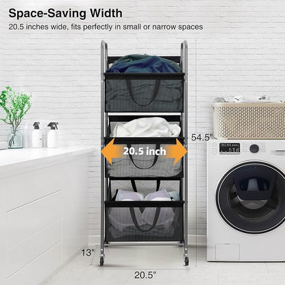 STO STO 3-Tier Vertical Laundry Hamper - Image 3