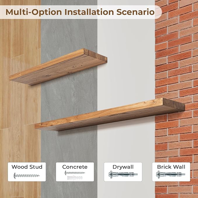 Axeman Floating Shelves for Wall - Image 5