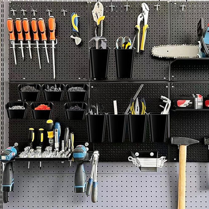 248PCS Pegboard Accessories Organizer Kit, 1/8 and 1/4 inch Pegboard Hooks - Image 5