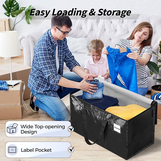 16 Pack Extra Large Heavy Duty Moving Bags, Reinforced Handles & Heavy-Duty - Image 5