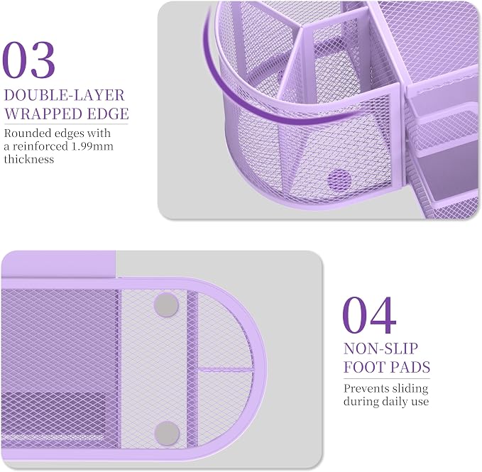 SUPEASY Mesh Desk Organizer, Desk Organizers and Accessories - Image 6