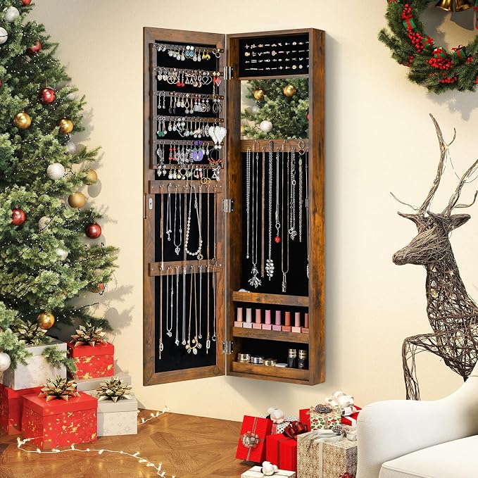 Giantex Wall Mounted Jewelry Cabinet - Image 2
