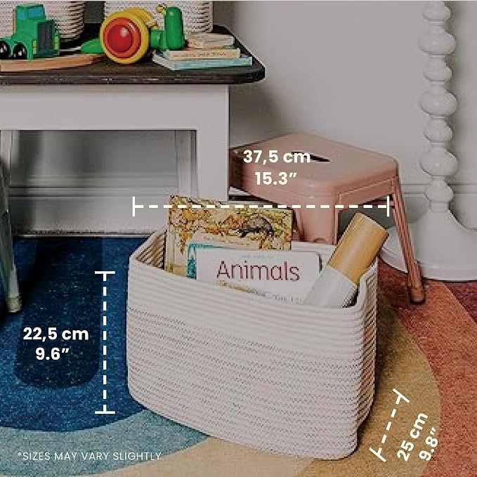 OrganiHaus Set of 3 Woven Storage Baskets - Image 2