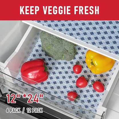 Cooyes 6 Pack 12" × 24" Cloth Shelf Liners - Image 6