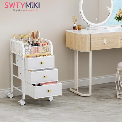 SWTYMIKI Rolling Makeup Organizer Cart - Image 4