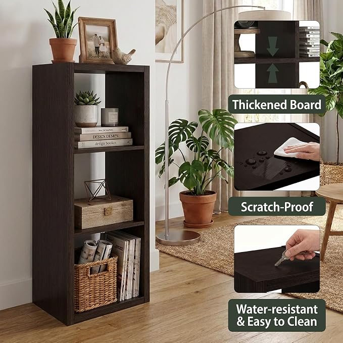 WannabeMyself【2026 Wooden Thick Frame】 3 Cube Storage Organizer - Image 3