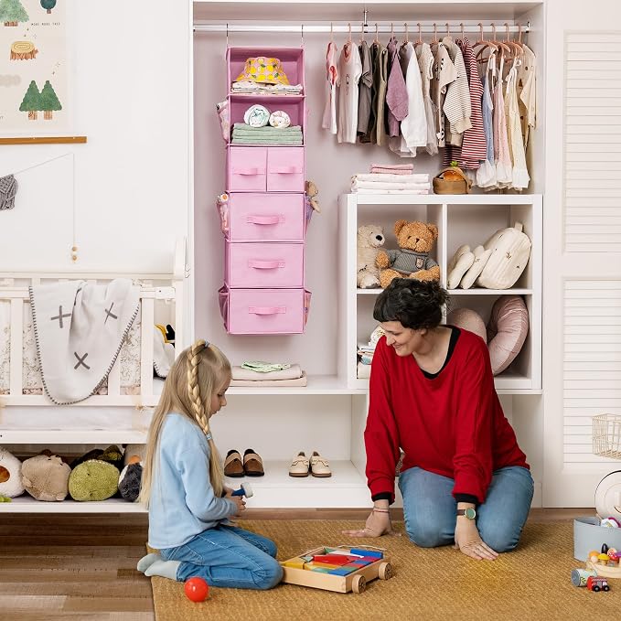 GRANNY SAYS Hanging Closet Organizers and Storage, 6 Shelves Closet Hanging - Image 2