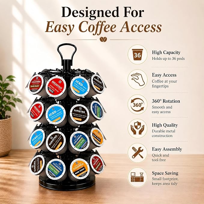K Cup Holder-Coffee Pod Holder Organizer - Image 5