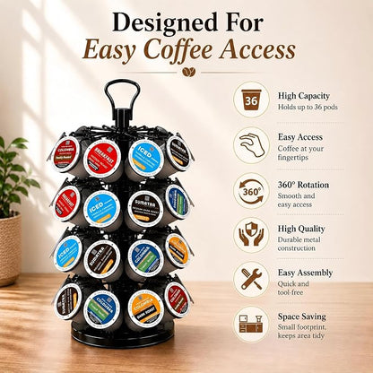 K Cup Holder-Coffee Pod Holder Organizer - Image 5