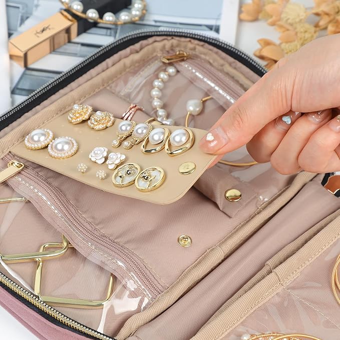 NISHEL Travel Jewelry Case, Holiday Organizer - Image 6