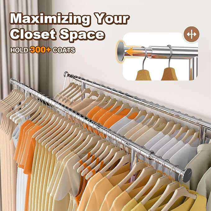 HOKEEPER 600 lbs Commercial Clothing Garment Rack - Image 2