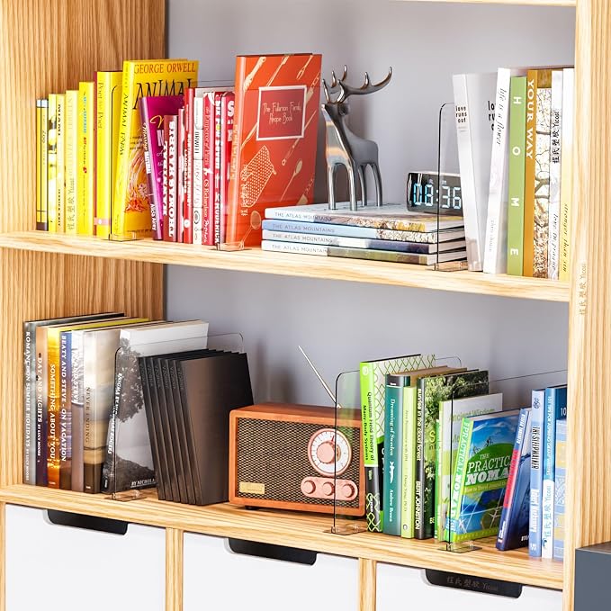 Yieach 10 Pack Acrylic Shelf Dividers - Image 6