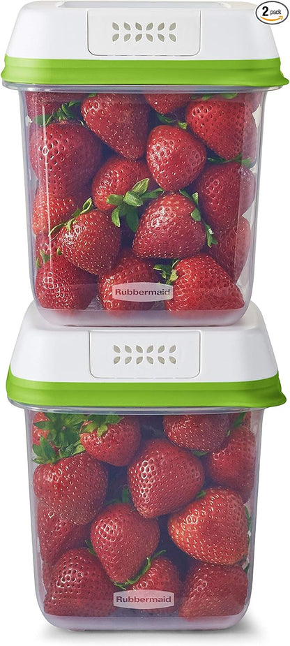 Rubbermaid FreshWorks Produce Saver, Medium Produce Storage Containers by Unknown