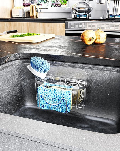 HapiRm Multifunctional Adhesive Kitchen Sink Organizer - Image 6