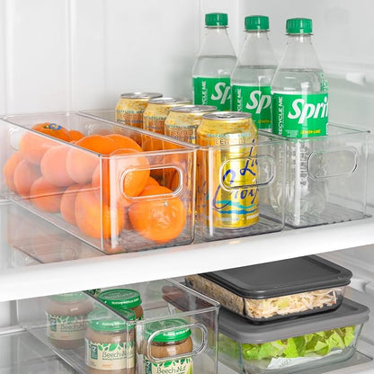 primebox Plastic Food Storage 4 Pack Clear Container Bin - Image 7