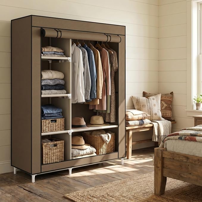 Calmootey Portable Closet Organizer, Space-Saving Storage System - Image 6