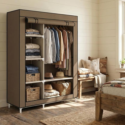 Calmootey Portable Closet Organizer, Space-Saving Storage System - Image 6