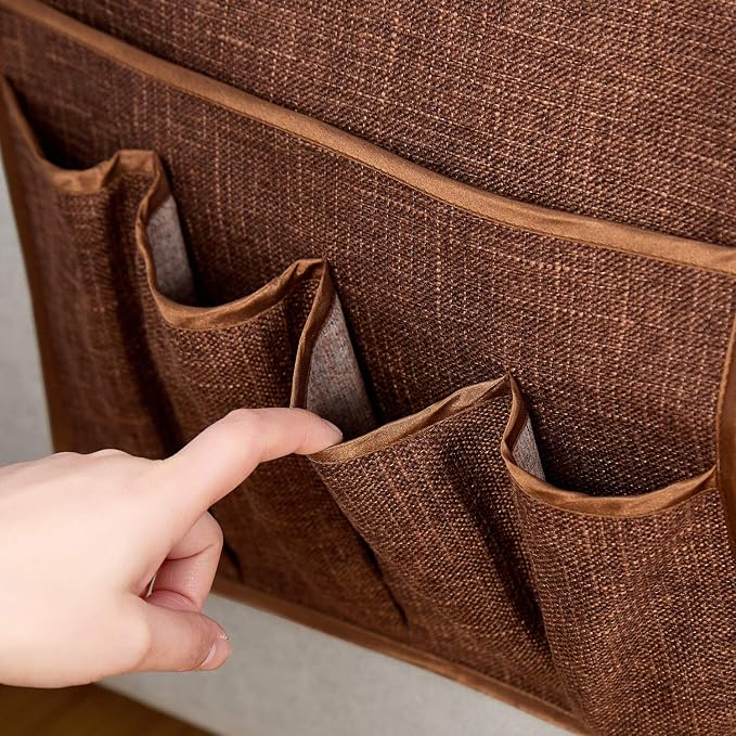 FLYILY Sofa Armrest Organizer Non-Slip Arm Chair Hanging Caddy Remote Control - Image 2