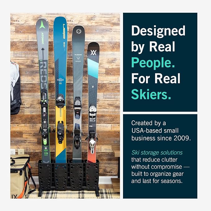 StoreYourBoard Telluride Ski Storage Rack – Freestanding Ski Rack - Image 6