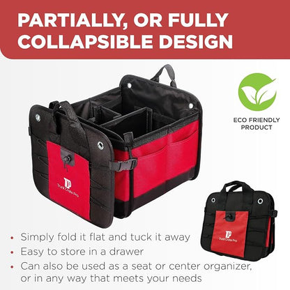TRUNKCRATEPRO Red Car Accessories Trunk Organizer - Image 5