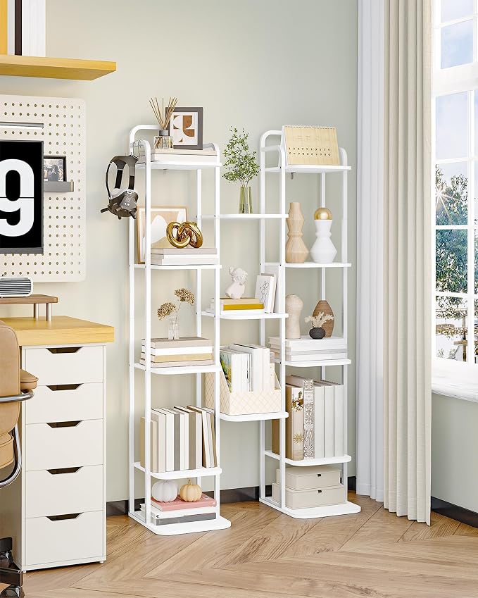 Hzuaneri 8 Tiers Vertical Shoe Rack, Narrow Shoe Tower, Tall Shoes Shelf - Image 6