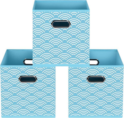 Fabric storage bins Cubes, Fabric Cube Organizer by Yunkeeper