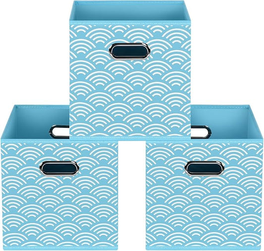 Fabric storage bins Cubes, Fabric Cube Organizer by Yunkeeper