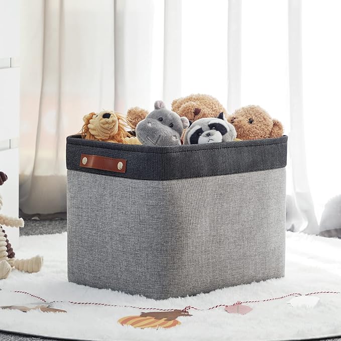 HNZIGE Large Storage Baskets Fabric Cloth Tall Baskets - Image 7