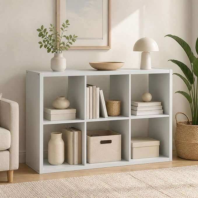 6-Cube Cubicle Bookshelf, Cube Bookcase by Furevol