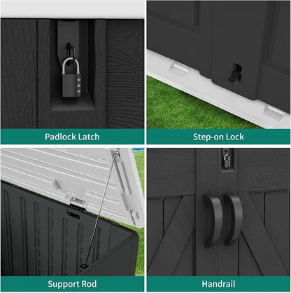 YITAHOME Outdoor Horizontal Storage Shed - Image 4