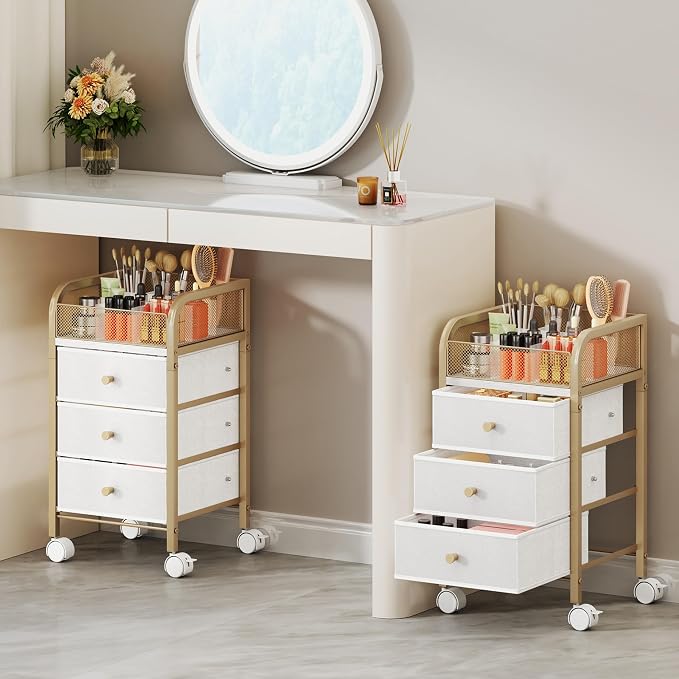 SWTYMIKI Rolling Makeup Organizer Cart by SwtyMiki-TidyHomeSweetLife