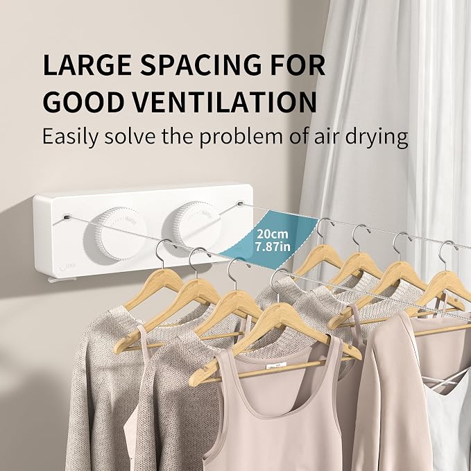 JOOM Retractable Clothesline Indoor Outdoor Clothes Line - Image 7