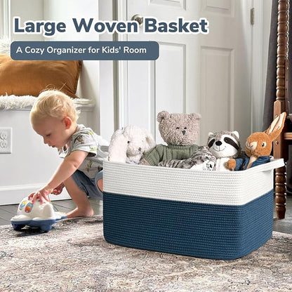 Goodpick Large Storage Baskets for Organizing, Woven Baskets for Storage - Image 2