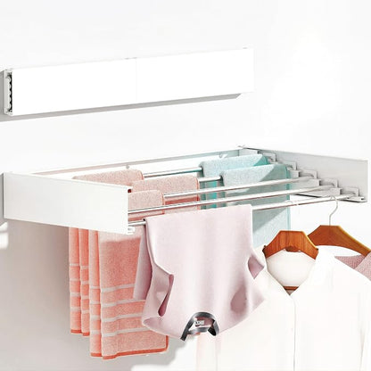 Wall Mounted Clothes Drying Rack, Extending Laundry Rack, Wall Mount Laundry by Dancrul